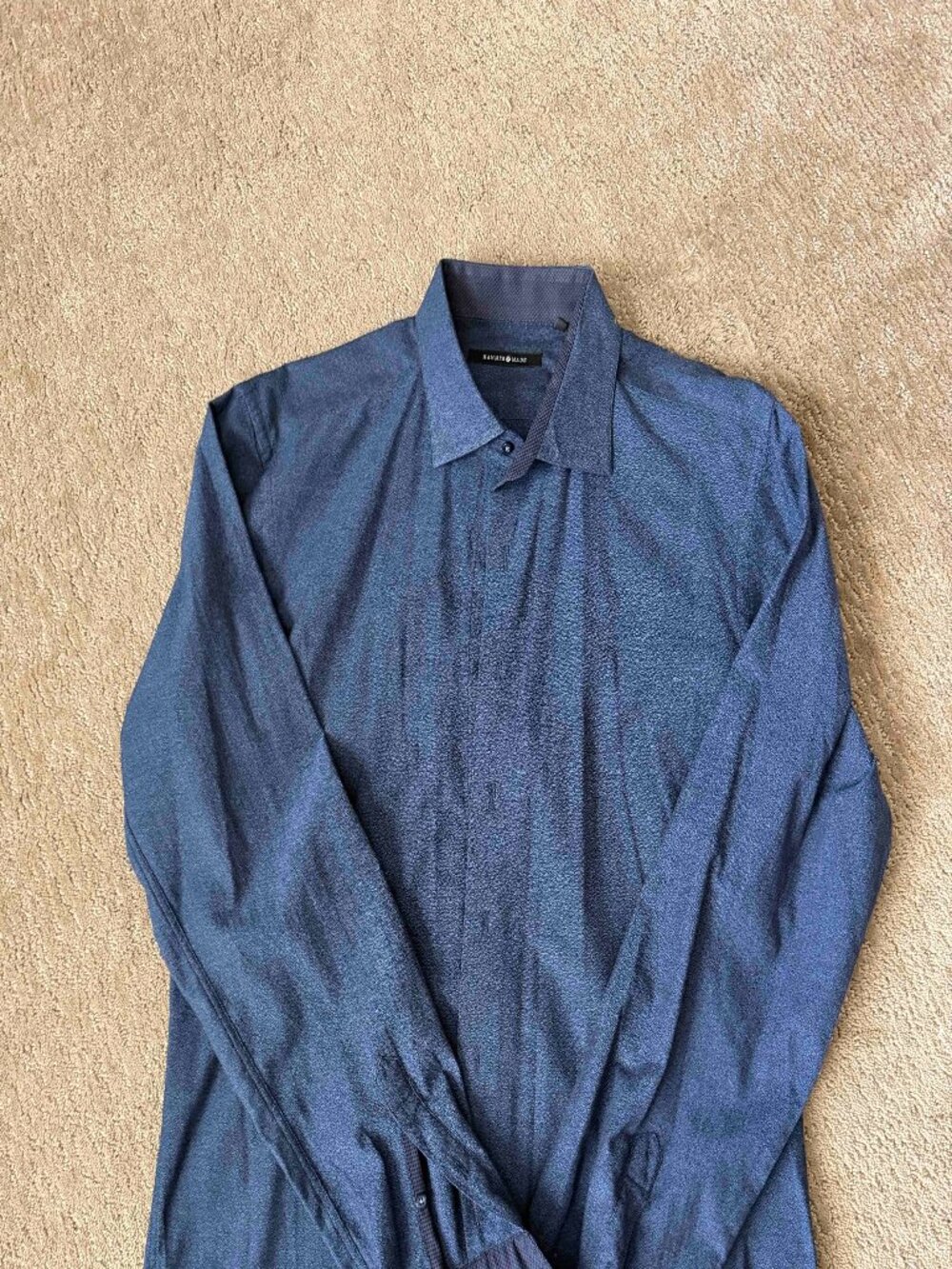 Hammer Made Slim Fit long sleeve button down size 43/17